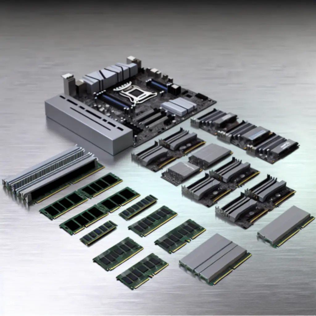 Podzespoły komputerowe z podświetleniem RGB