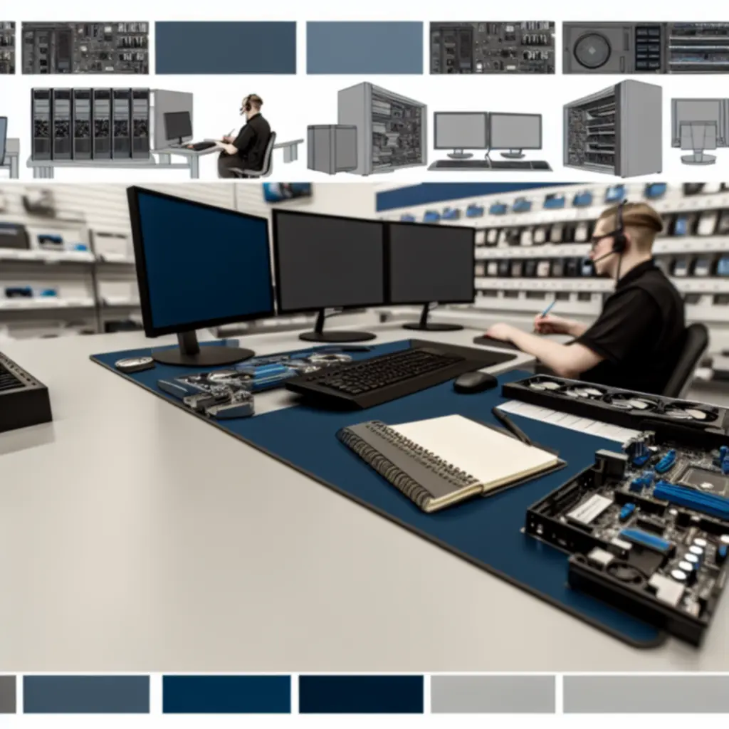 Zespół wsparcia technicznego ComputechPL pomagający w doborze komponentów